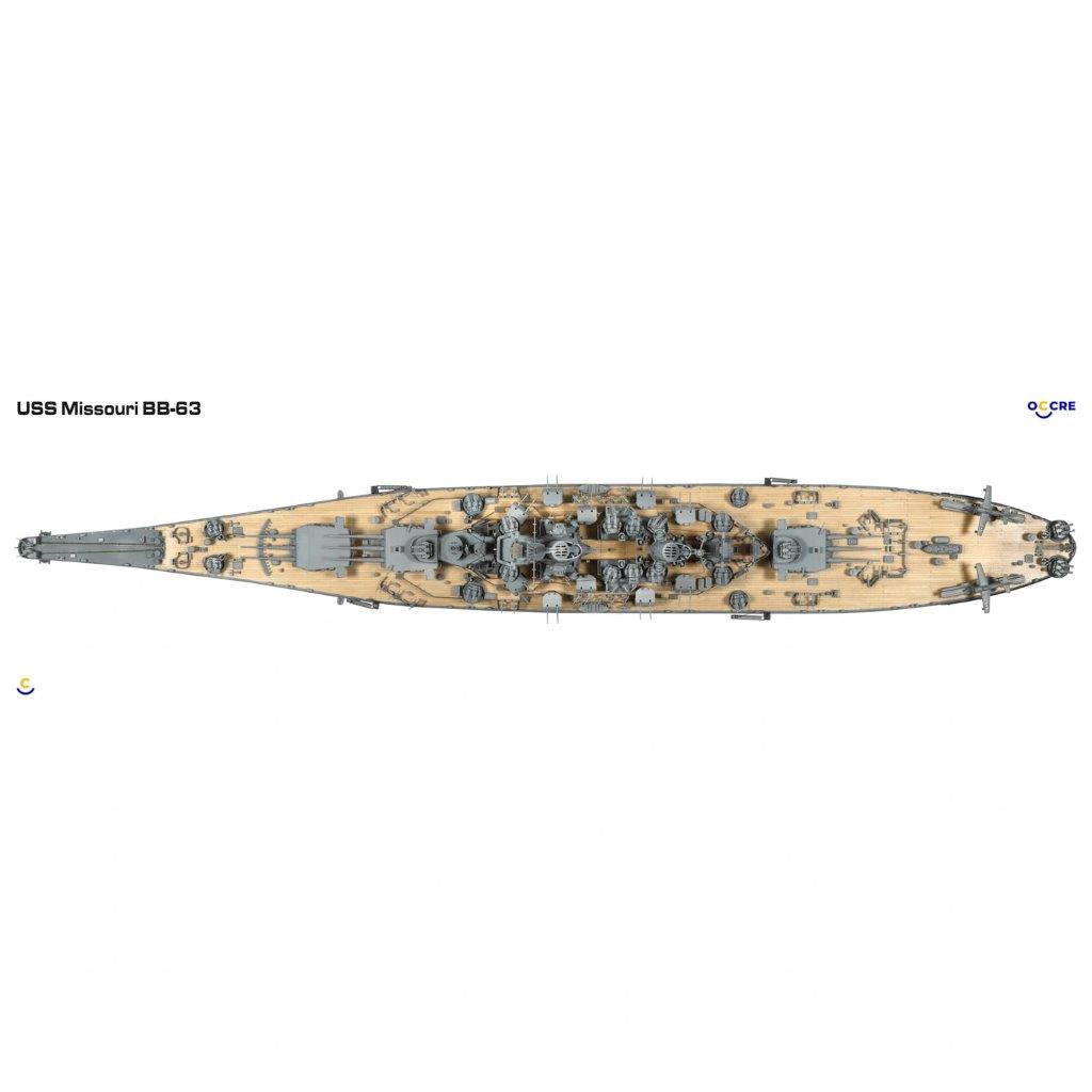 OcCre USS Missouri (BB-63) 1/200 Slagskepp 1355mm - 2
