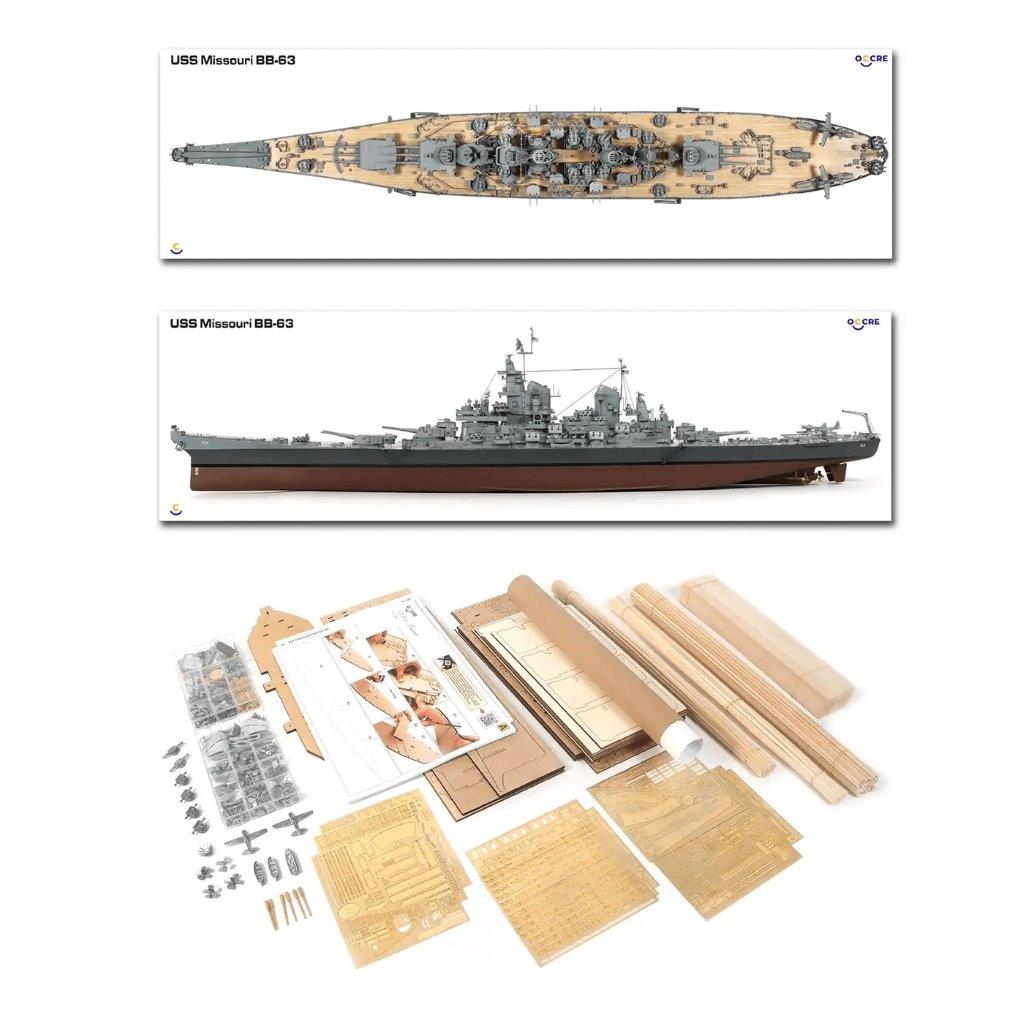 OcCre USS Missouri (BB-63) 1/200 Slagskepp 1355mm - 8