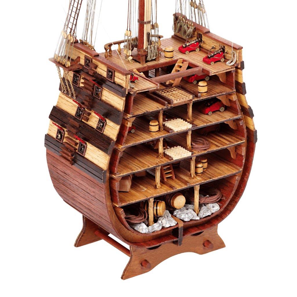 OcCre Santisima Trinidad 1/90 Skepp 90mm Genomskärning