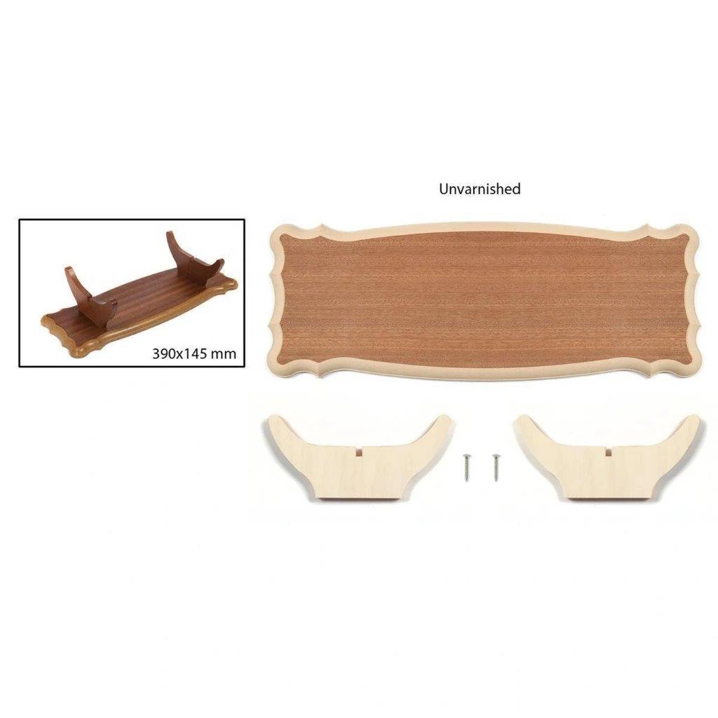 OcCre Display-platta 390x145mm med Stöd Obehandlad
