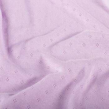 POINTELLE JERSEY - PASTEL PURPLE