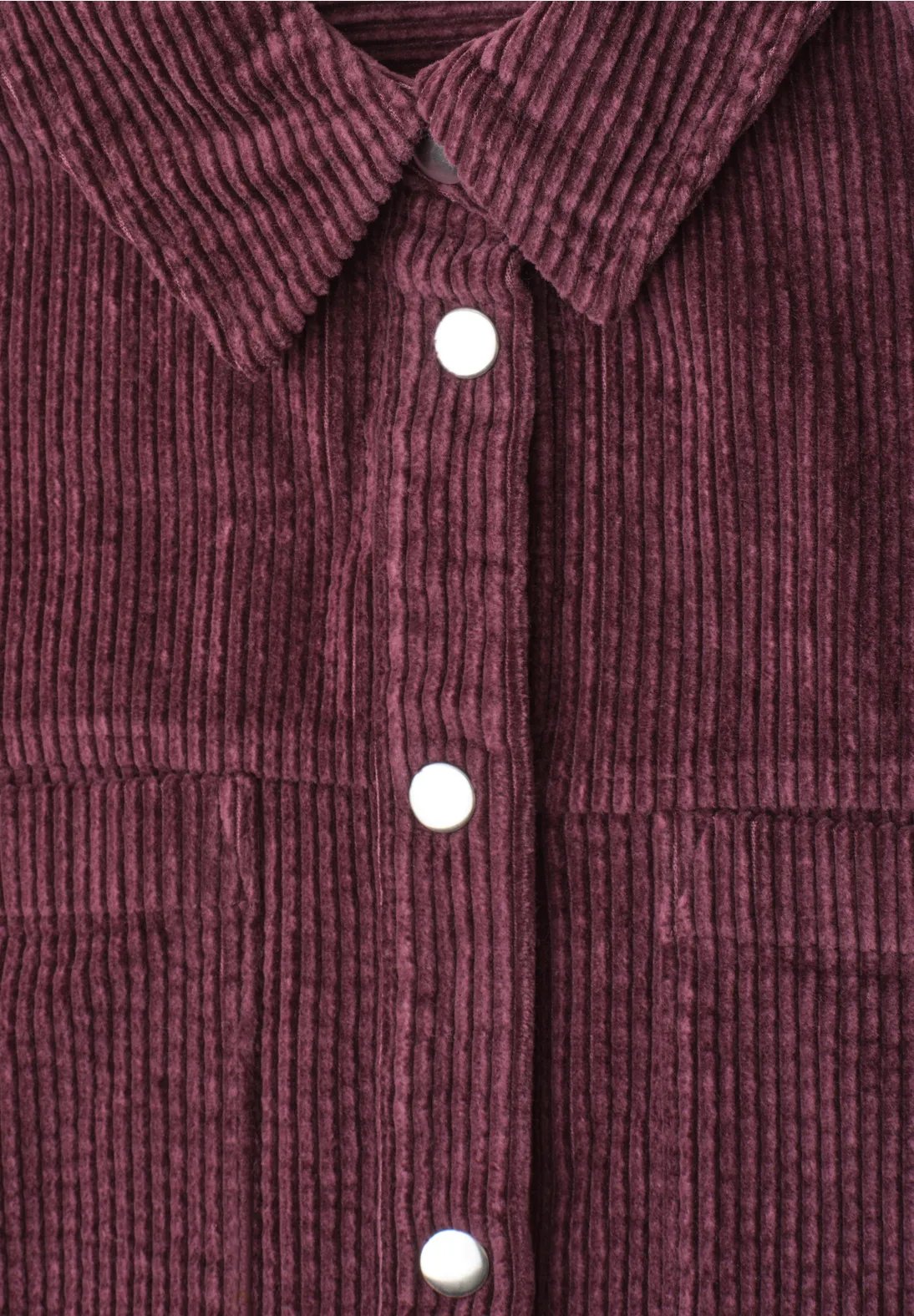 Corduroy Shirtcollarblouse - Rustic Rouge - Street One - 5