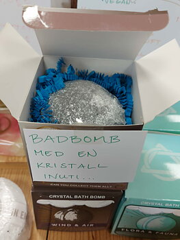 Badbomb med kristall