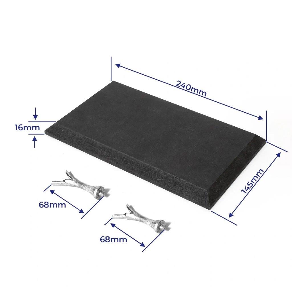 OcCre Display-platta 240x125mm Svart med stöd för America 1851 America´s Cup - 2