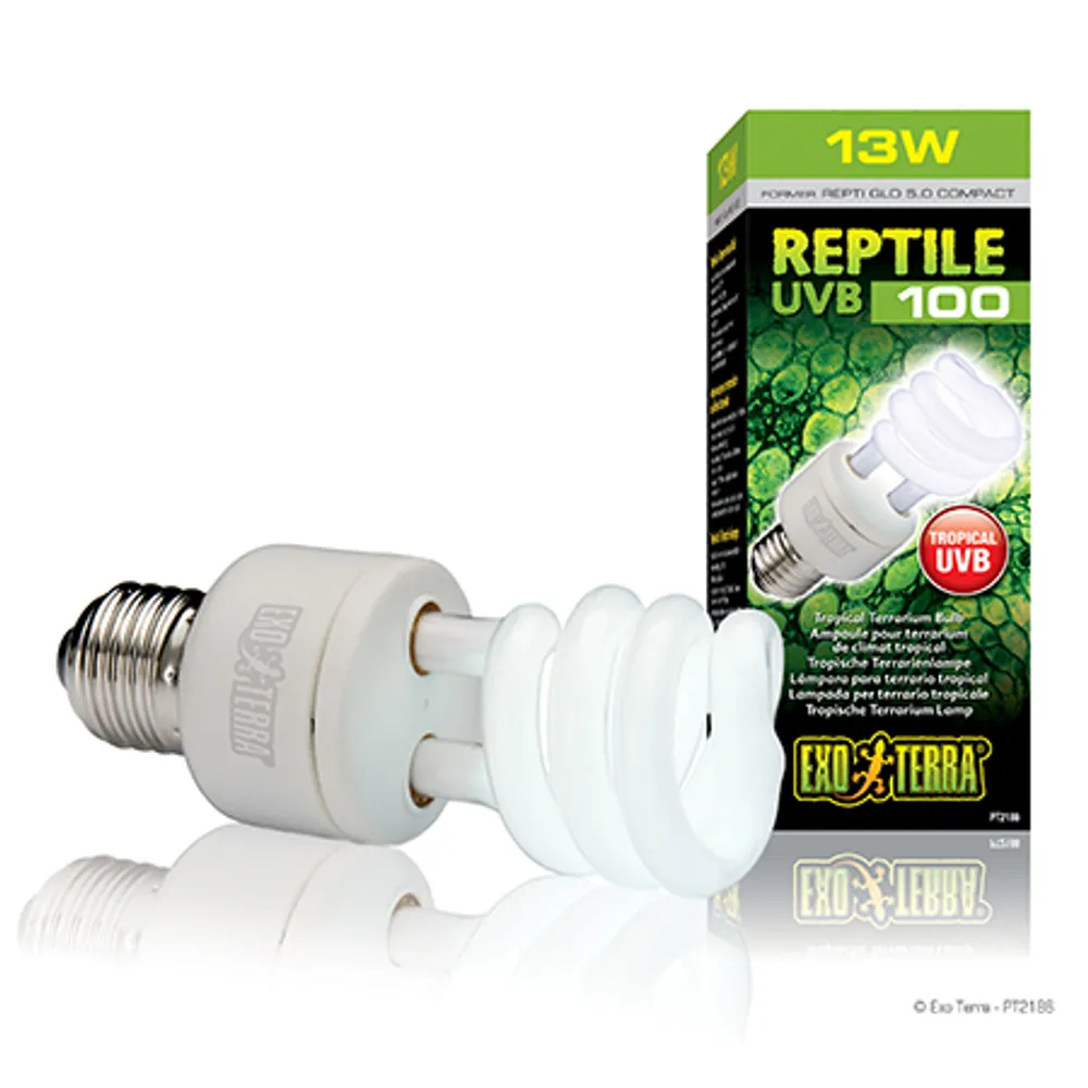 Exoterra Reptile Uvb 100 Lysrörslampa 13w E27
