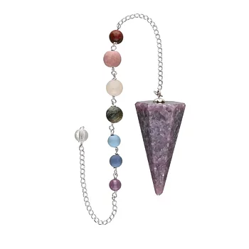Pendel-Lepidolite Chakra Pendulum