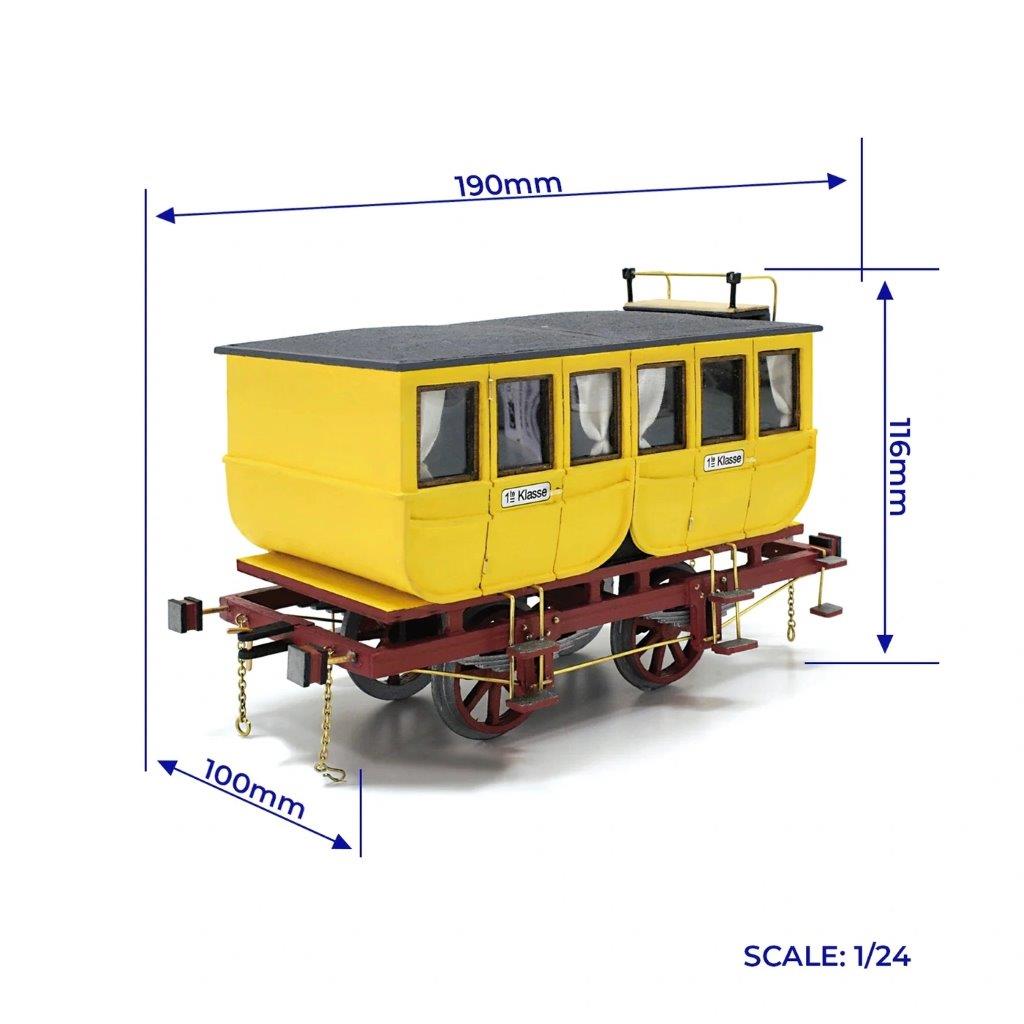 OcCre Adler Passagerarvagnar 1/24 625mm - 4