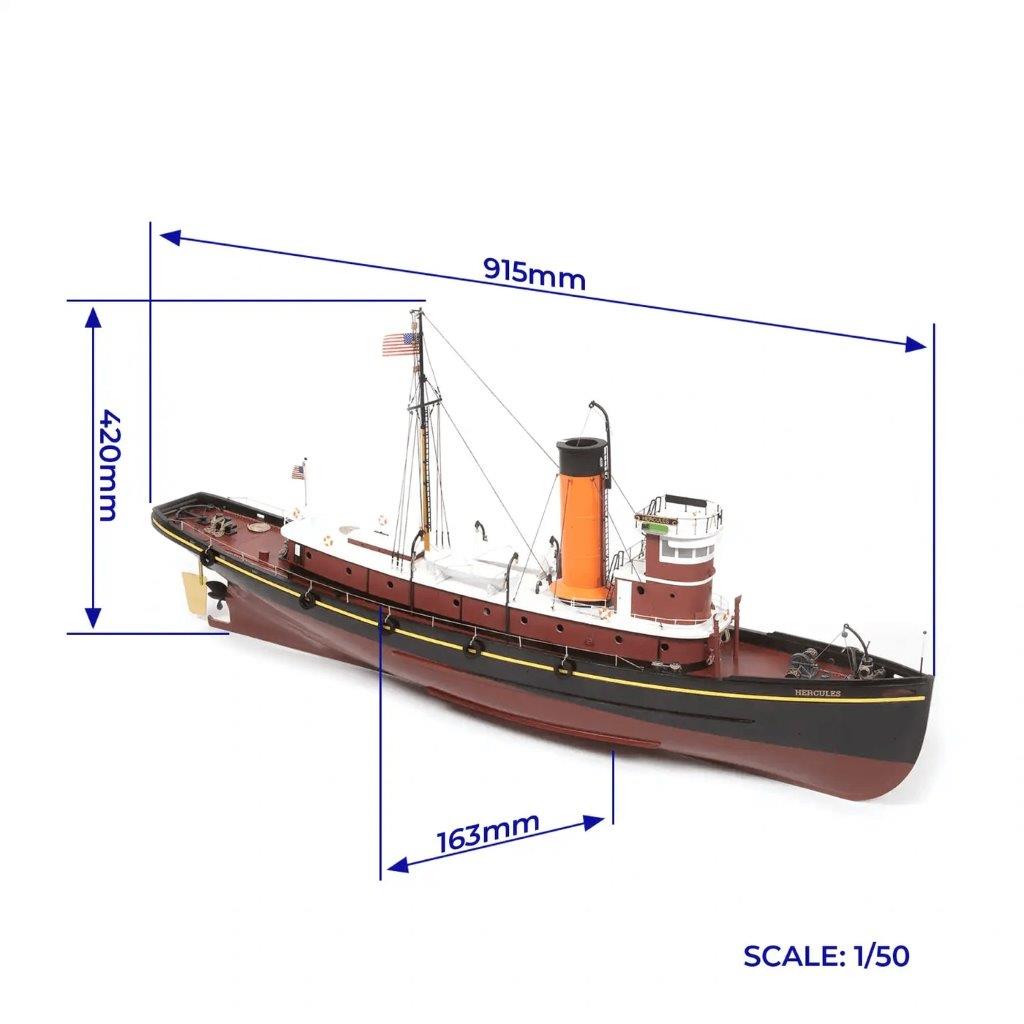 OcCre Hercules 1/50 Bogserbåt 915mm - 14