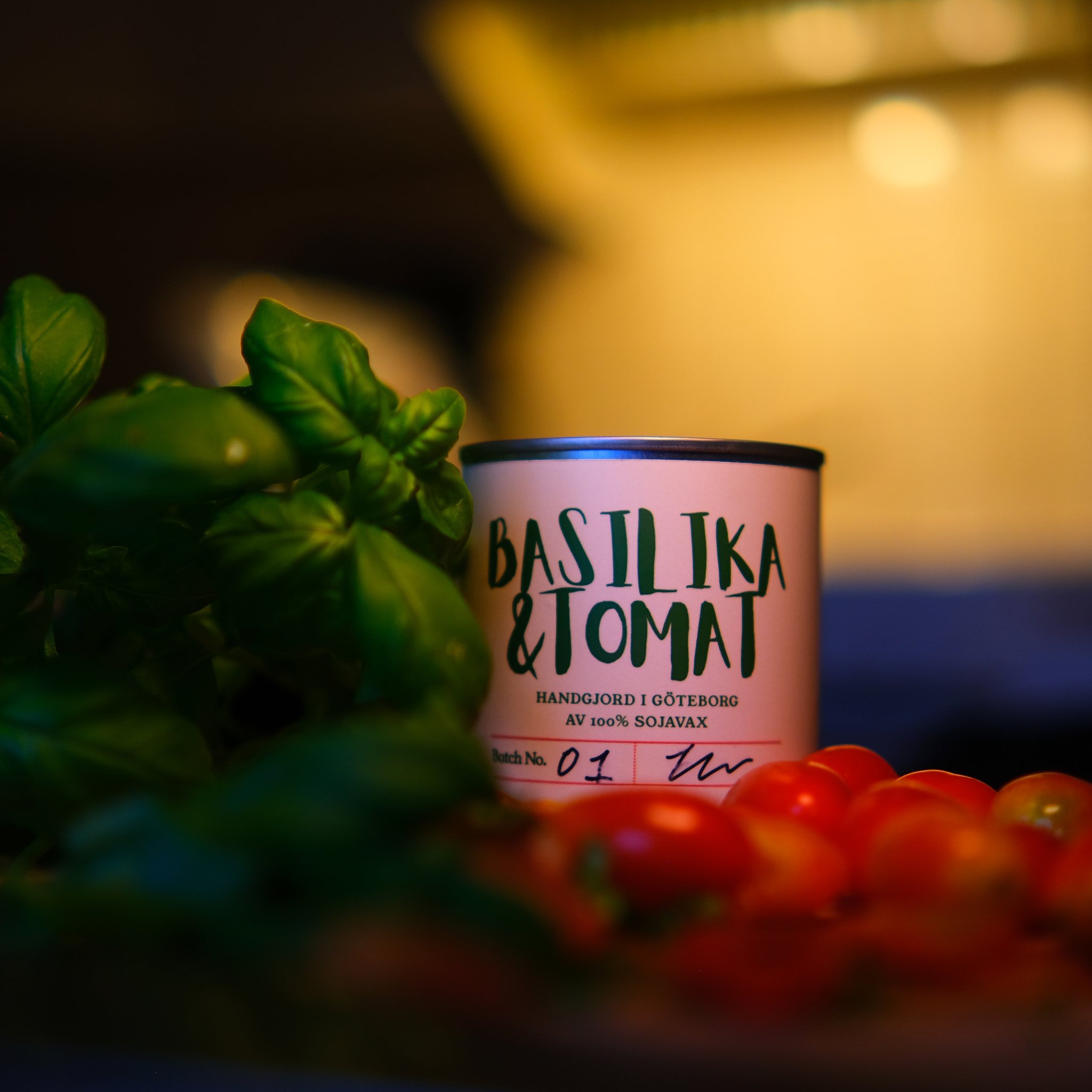 Okey Doftljus Basilika & Tomat Batch No.01 - 2