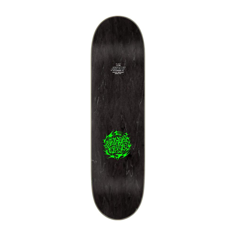 Santa Cruz Scribble Flash FeelBase 8.0" (Short Wheelbase) Skateboardbräda - 2