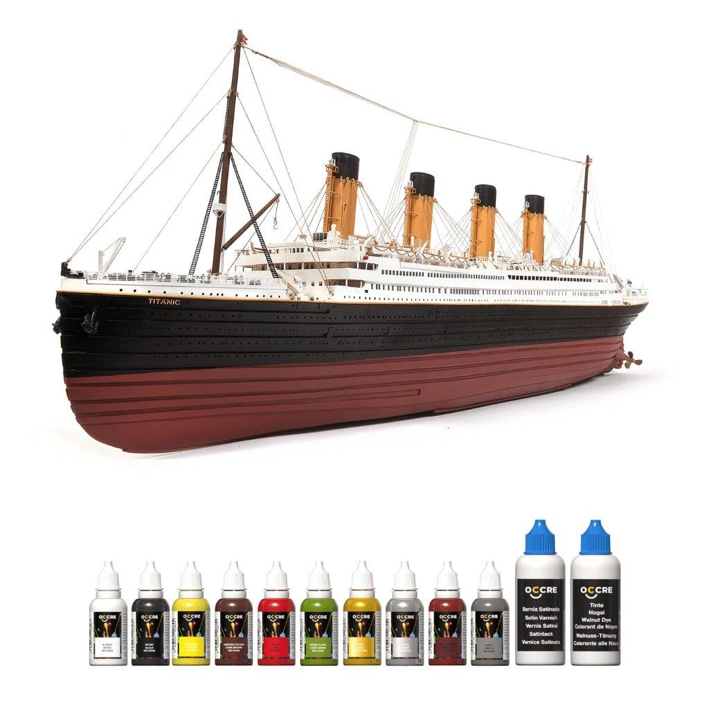 OcCre Färgset 12 Flaskor Titanic