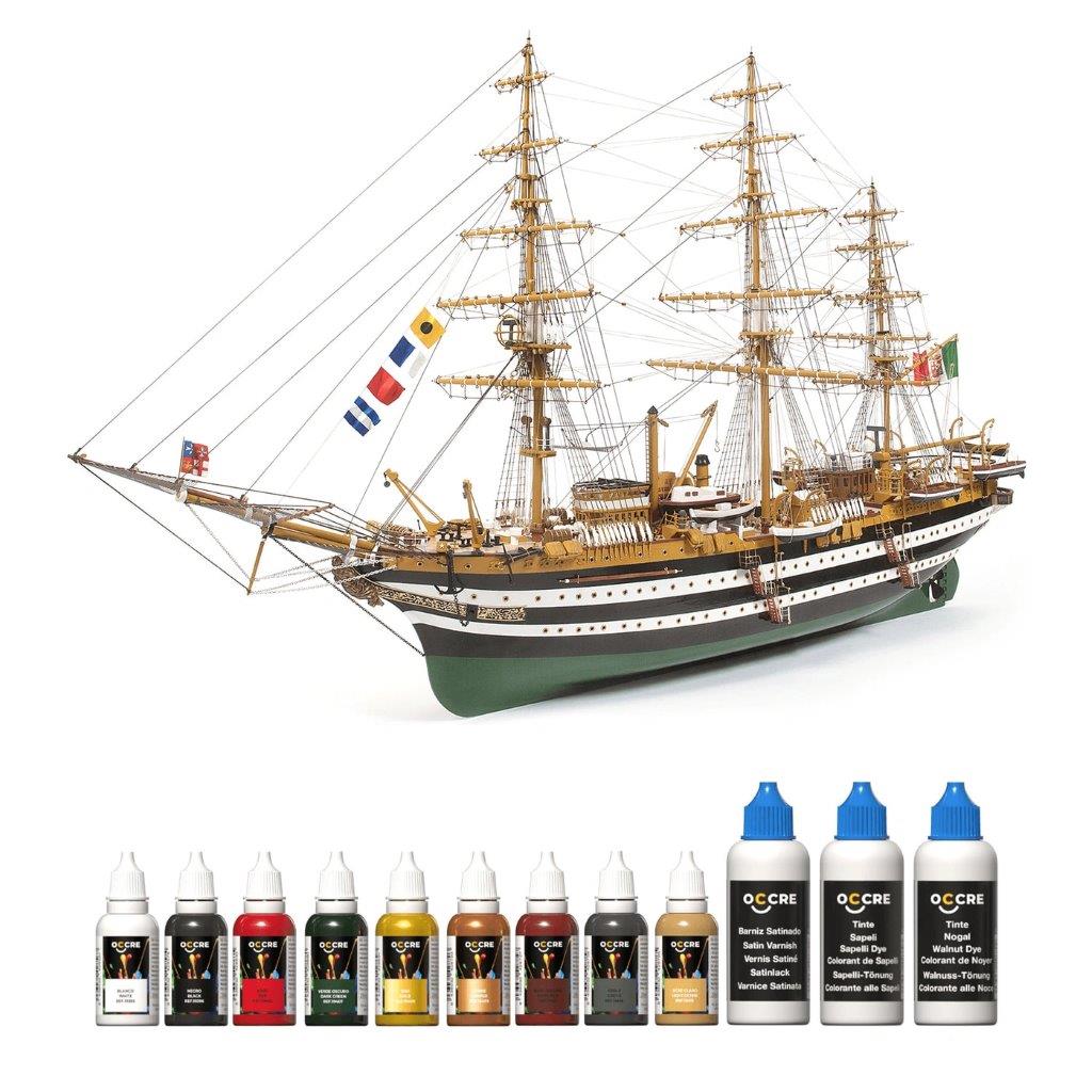OcCre Färgset 12 Flaskor Amerigo Vespucci
