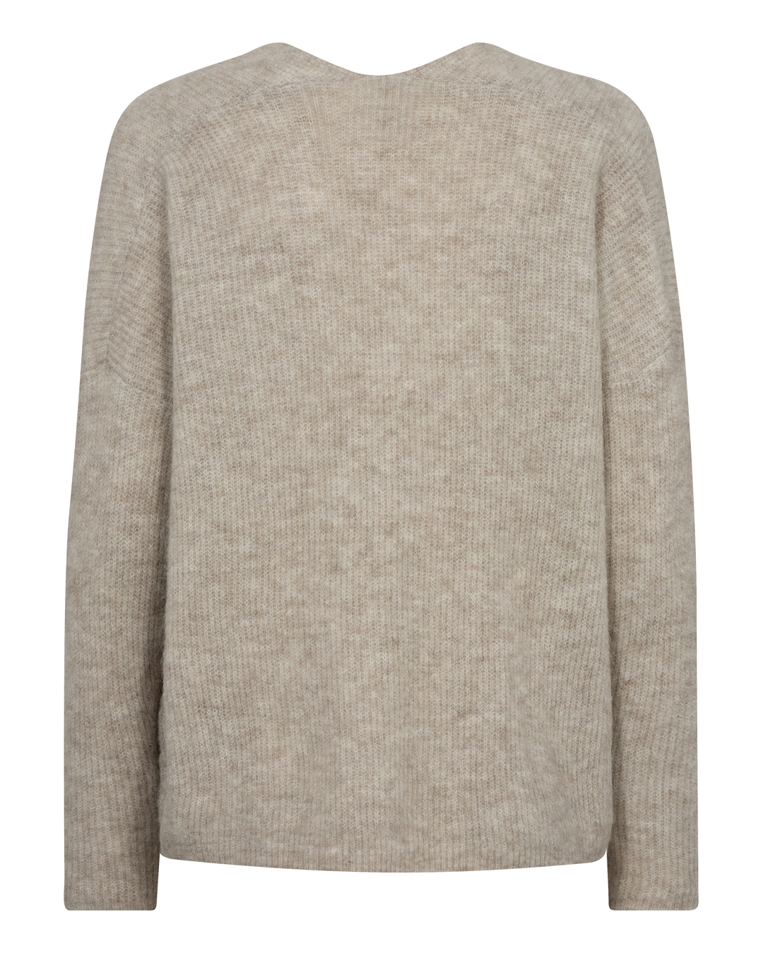 Jumper Thora v-ringad ljusgrå - 4