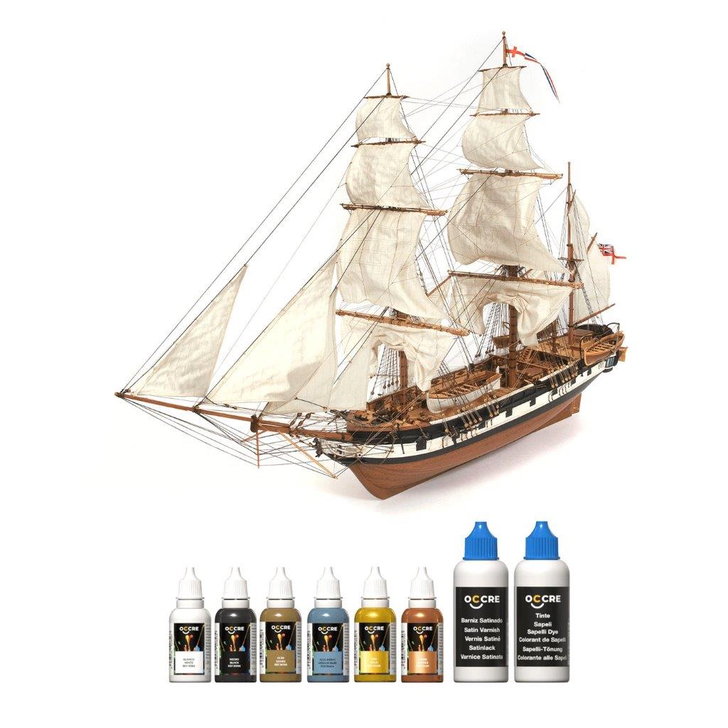 OcCre Färgset 8 Flaskor HMS Beagle