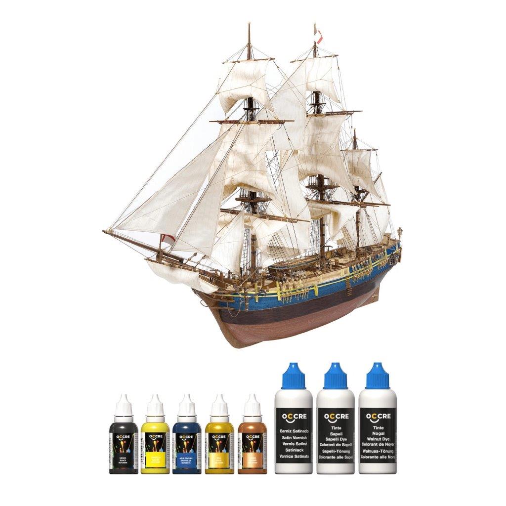 OcCre Färgset 8 Flaskor HMS Bounty