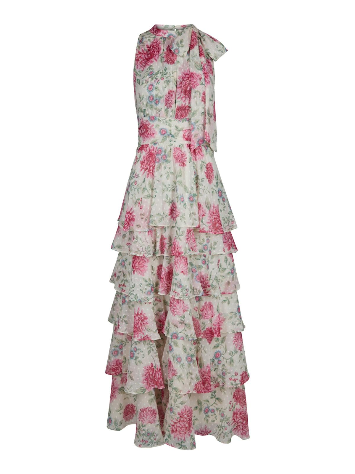 Neo Noir Marli Big Flower Dress, Creme