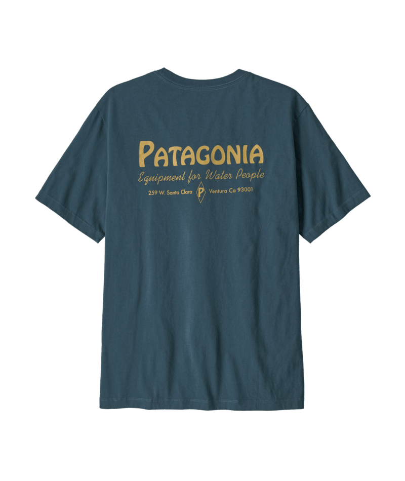 Patagonia t-shirt Water people summit blue