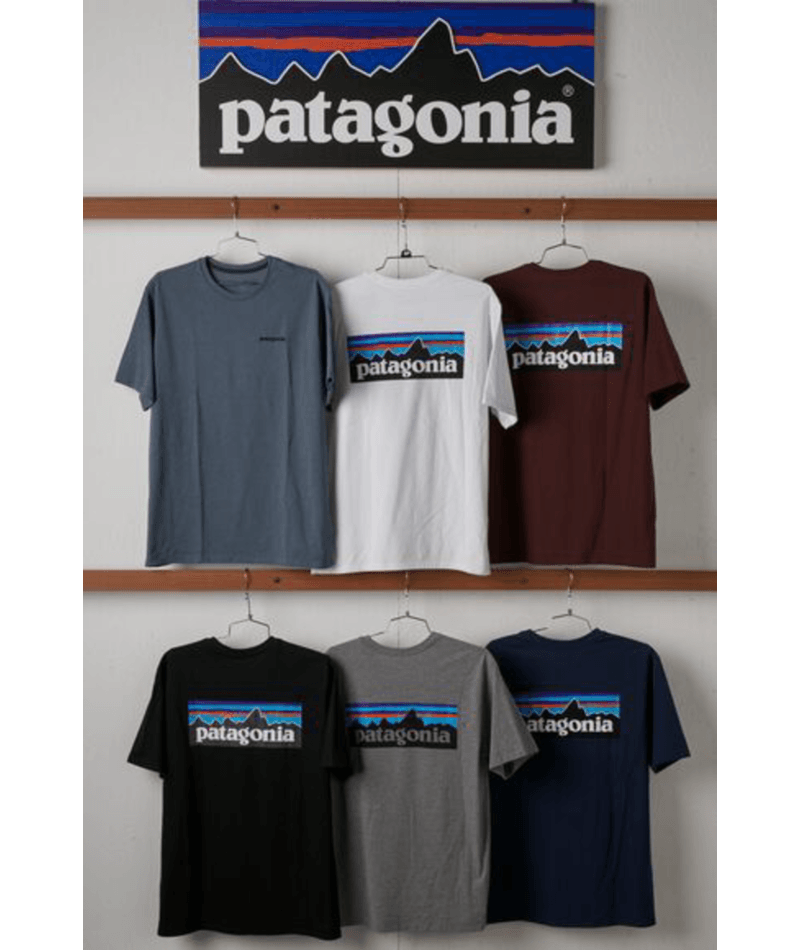 Patagonia t-shirt P-6 logo responsibili gravel heather - 11