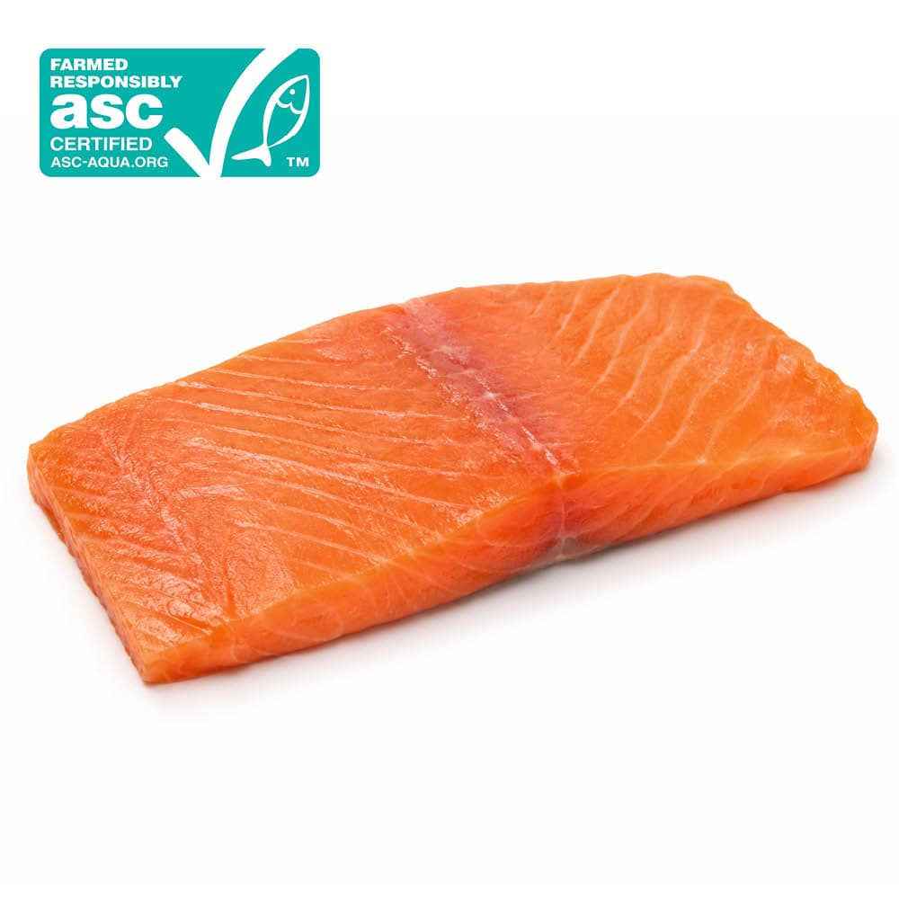 Landodlad Lax ASC 180-200 g Fryst 2,5 kg