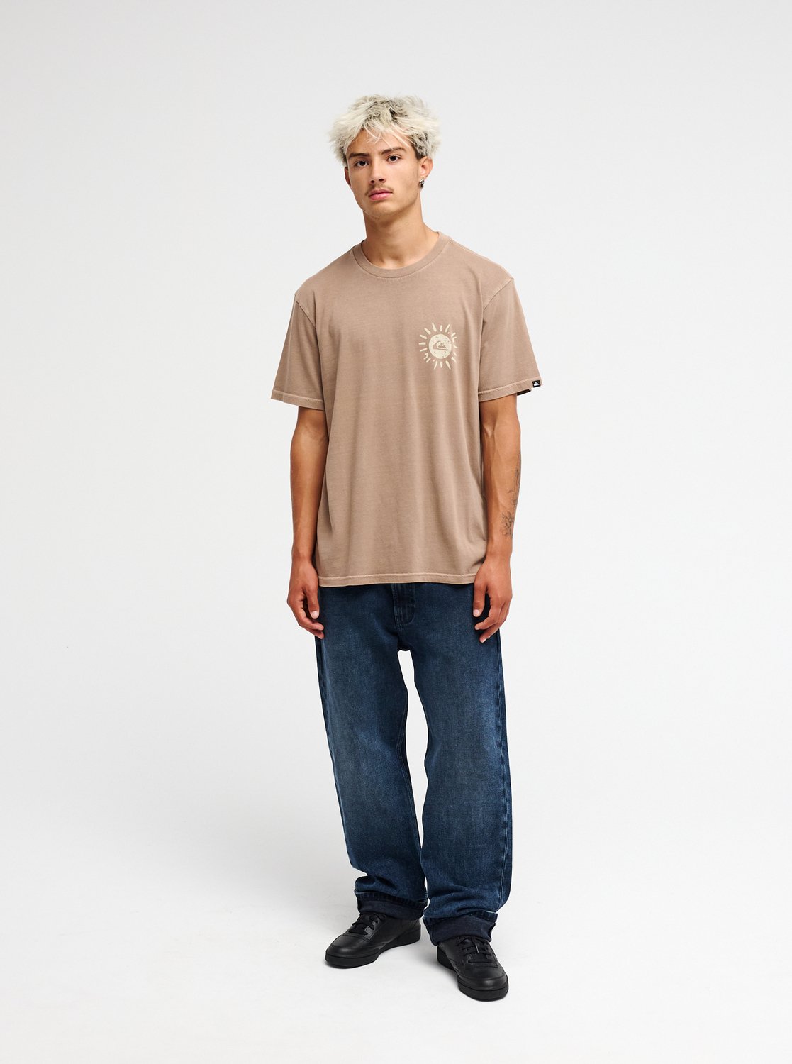Quiksilver t-shirt Evo neon pine bark - 2