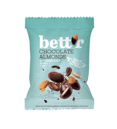 Chokladdoppade mandlar bettr