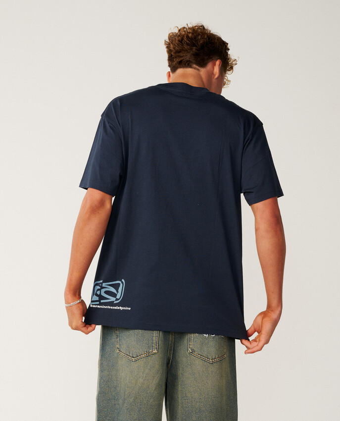 Rip Curl t-shirt Archive mashup dark navy - 6