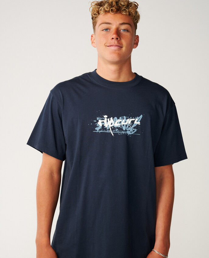 Rip Curl t-shirt Archive mashup dark navy - 2