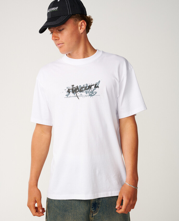 Rip Curl t-shirt Archive mashup white - 2