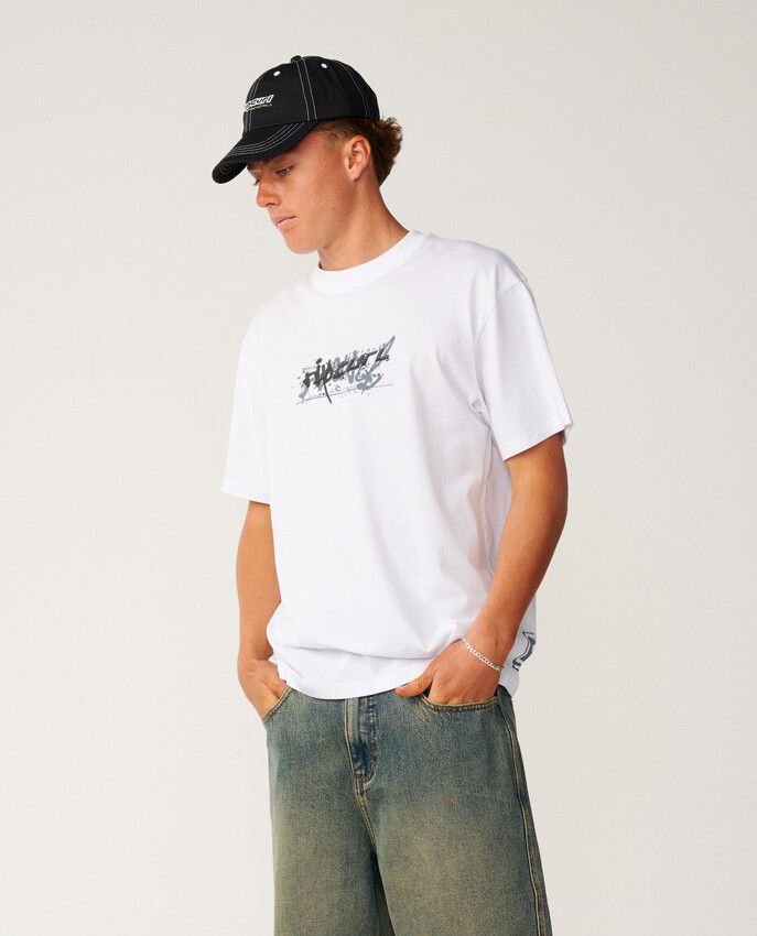 Rip Curl t-shirt Archive mashup white - 7