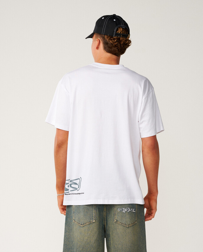 Rip Curl t-shirt Archive mashup white - 6