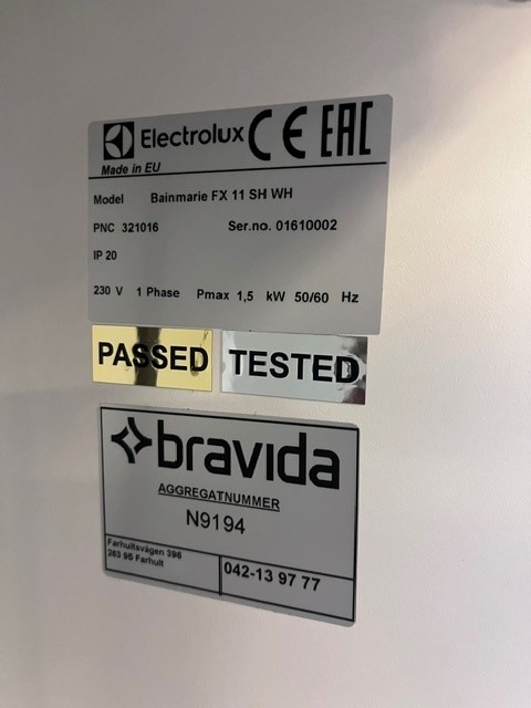 Värmebuffé vagn Electrolux FX11SHWH  - 6