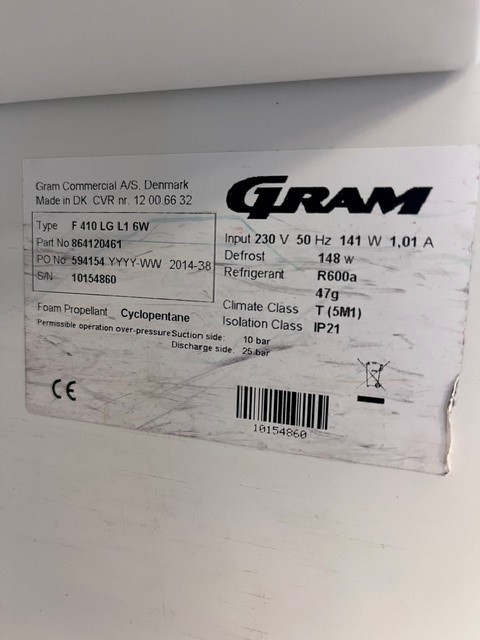 Gram Compact Frys F 410 LG L1  - 5