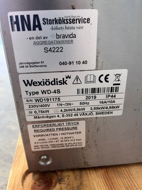 Diskmaskin - Wexiödisk WD-4S Basic - 6