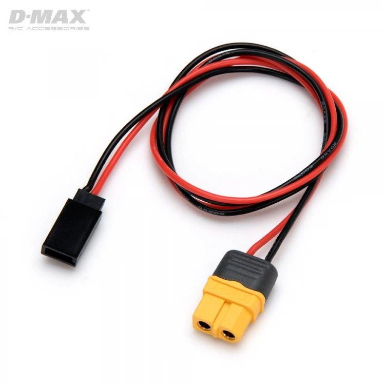 D-Max Laddkabel Futaba RX till XT60 20AWG 500mm