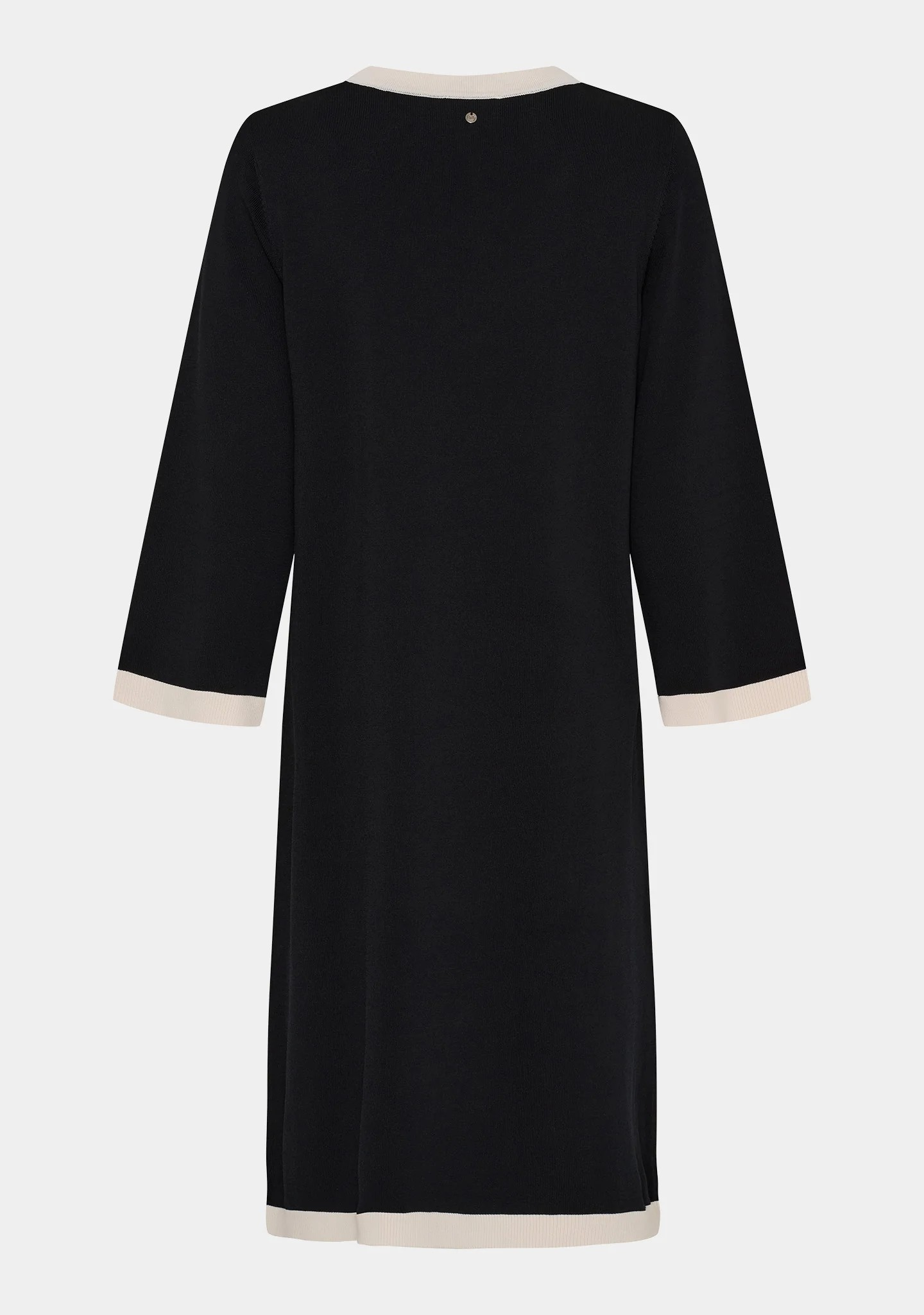 Jena Knit Dress - Black w/Cream - Isay - 6