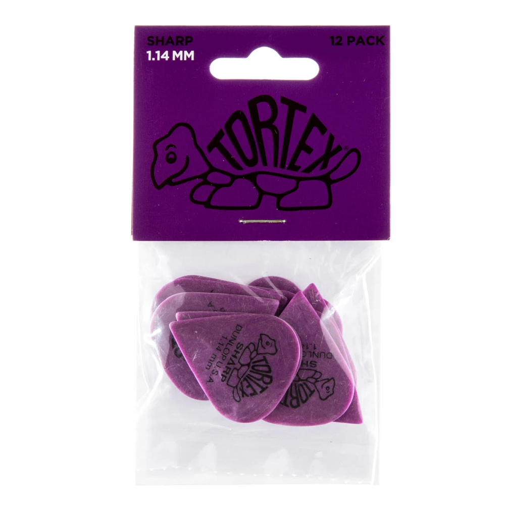 Dunlop Tortex® SHARP Plektrat 12-Pack - 4
