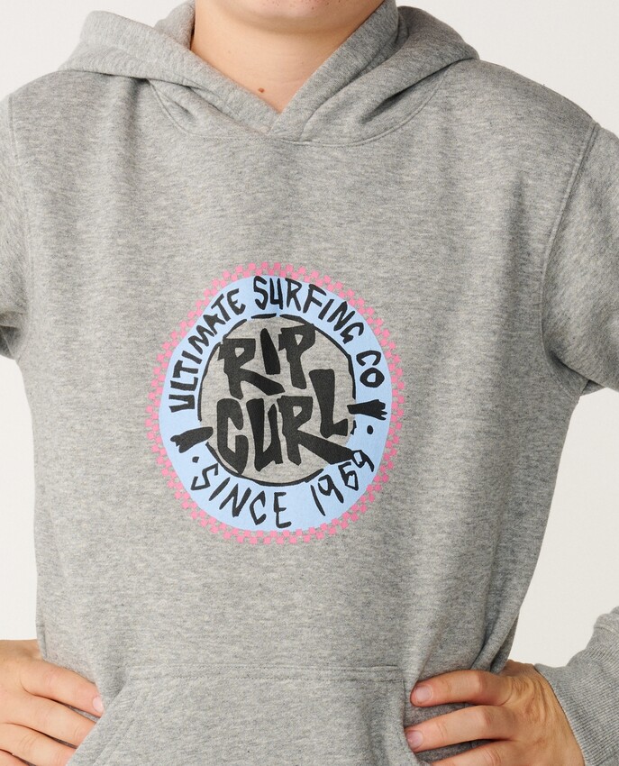 Rip Curl hoodie jr Streamline grey heather - 2