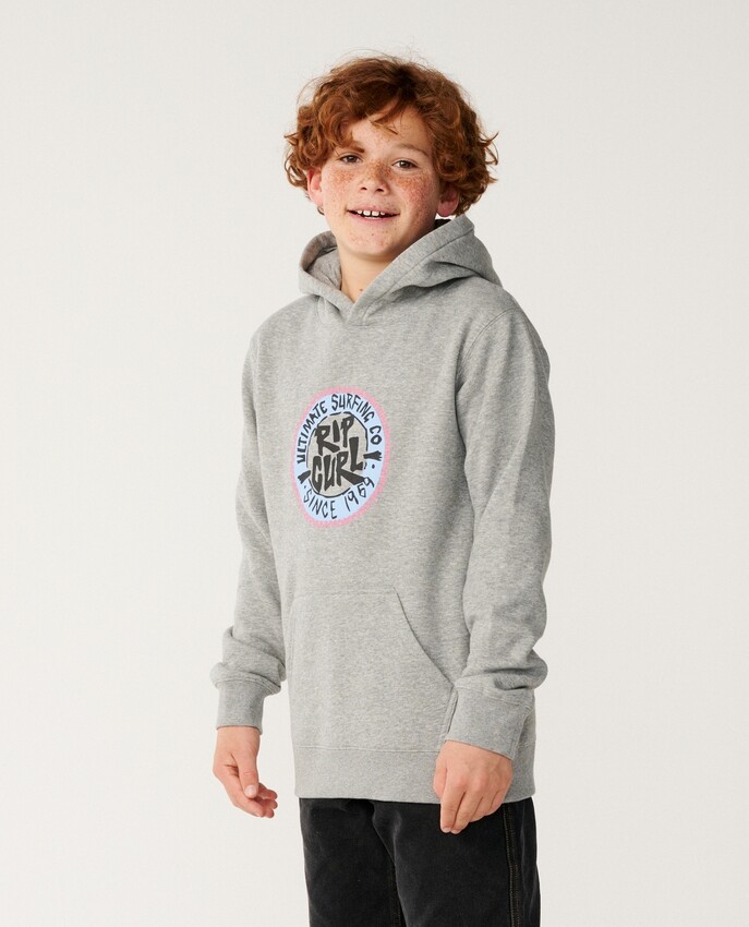 Rip Curl hoodie jr Streamline grey heather - 5