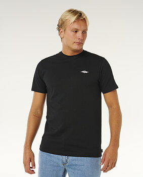 Rip Curl t-shirt Streamline embroid black
