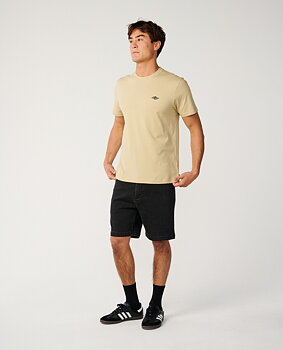 Rip Curl t-shirt Streamline embroid khaki sand