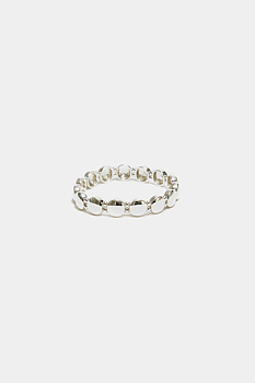 BOW19 Ava Petite Elastic Bracelet Silver