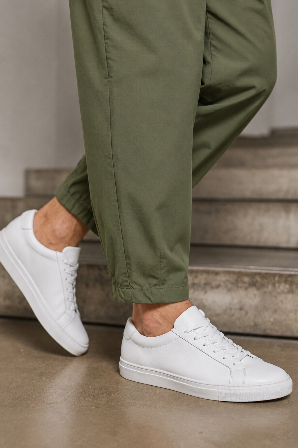 BEATE barrel pants - kaki - 2