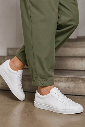 BEATE barrel pants - kaki