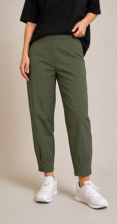BEATE barrel pants - kaki