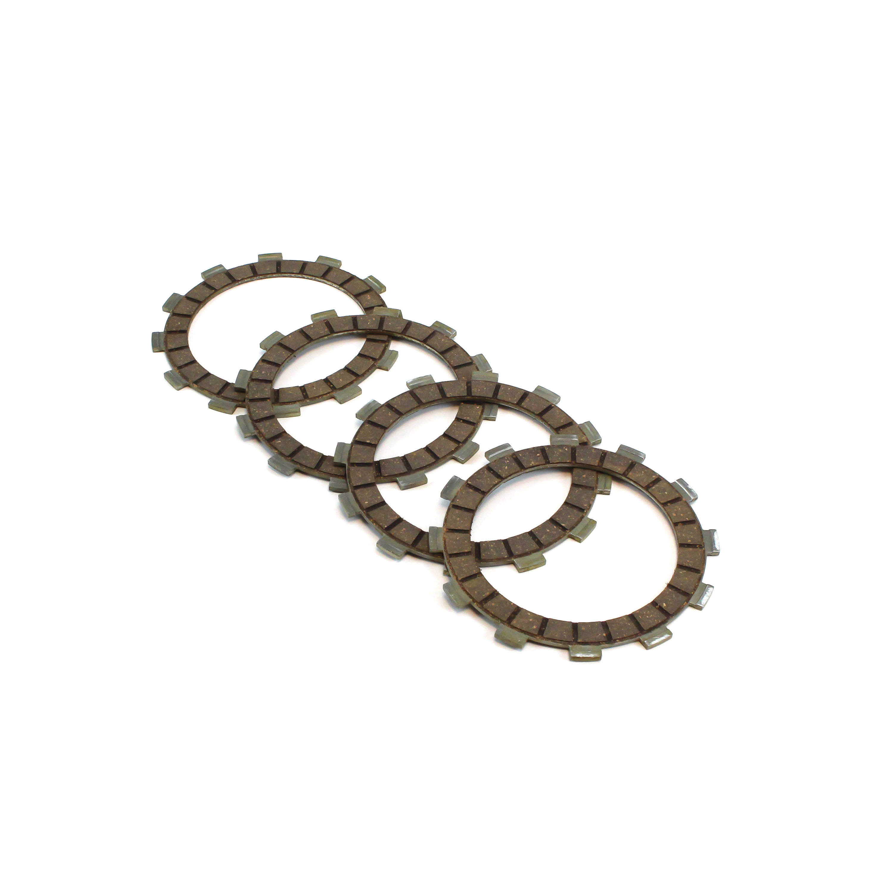 Newfren Clutch Discs, 4-piece set, 12 arms - Minarelli P4/P6