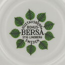 Stig Lindberg (Berså 1961) Coffee Cup  Saucer with Green Leaf Decor 13 cm  [Sample Images]  [Free Shipping]