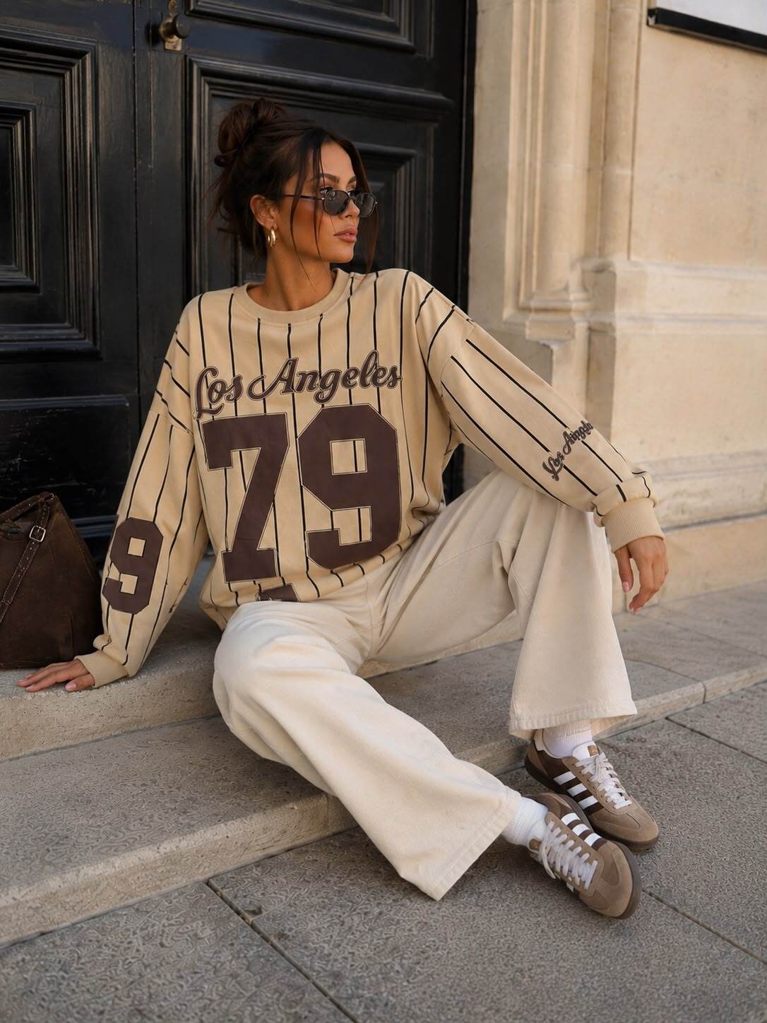 Sweater Los Angeles 79 beige - 3