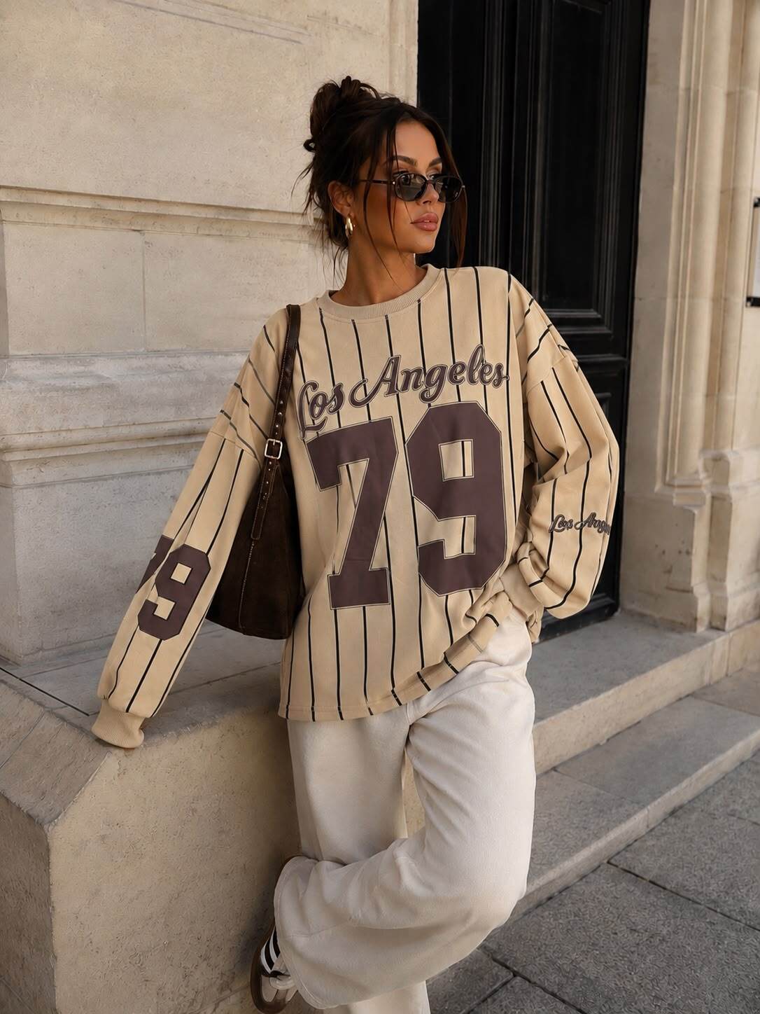 Sweater Los Angeles 79 beige