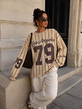 Sweater Los Angeles 79 beige