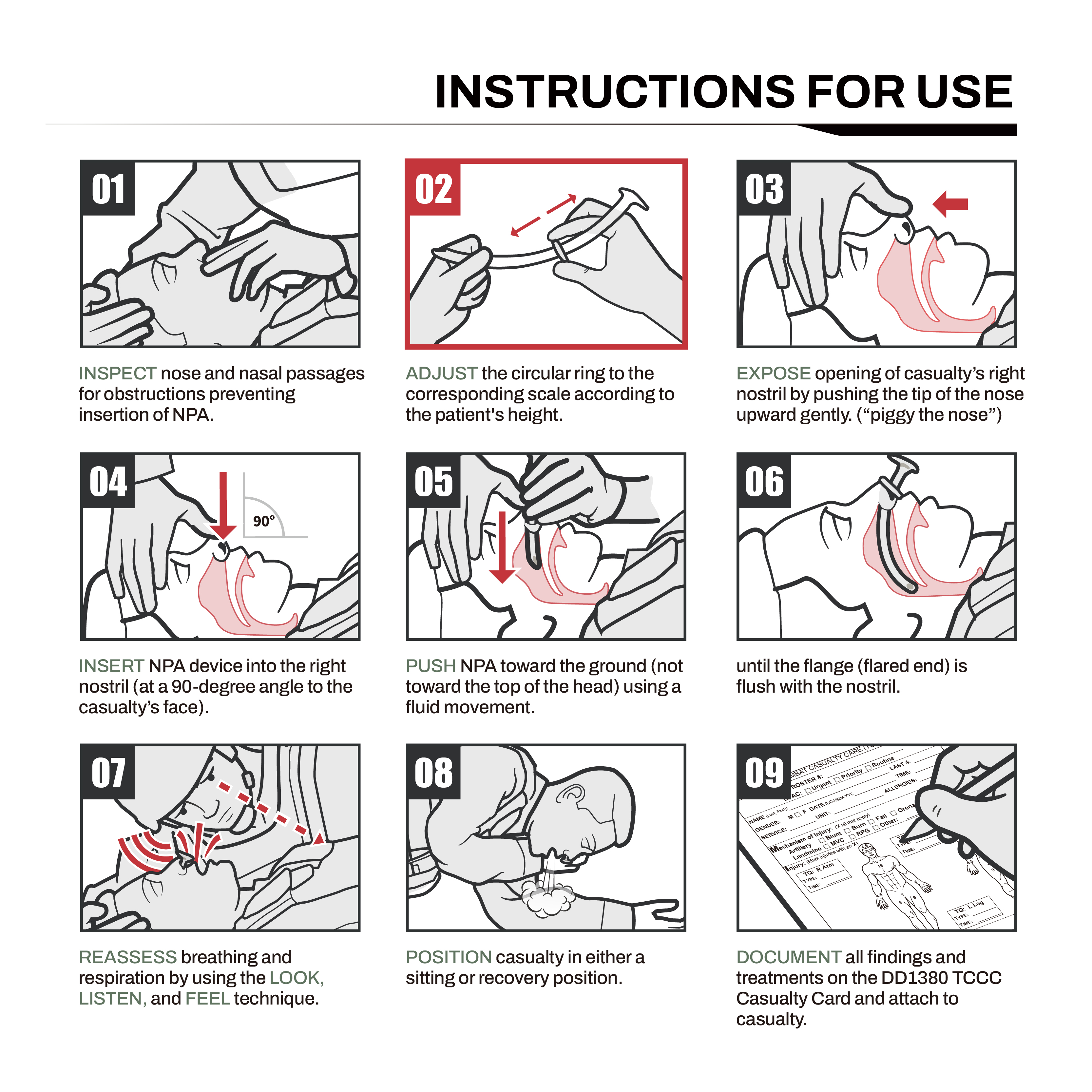 Nasopharyngeal Airway 28FR med glidmedel, Rhino Rescue - 5